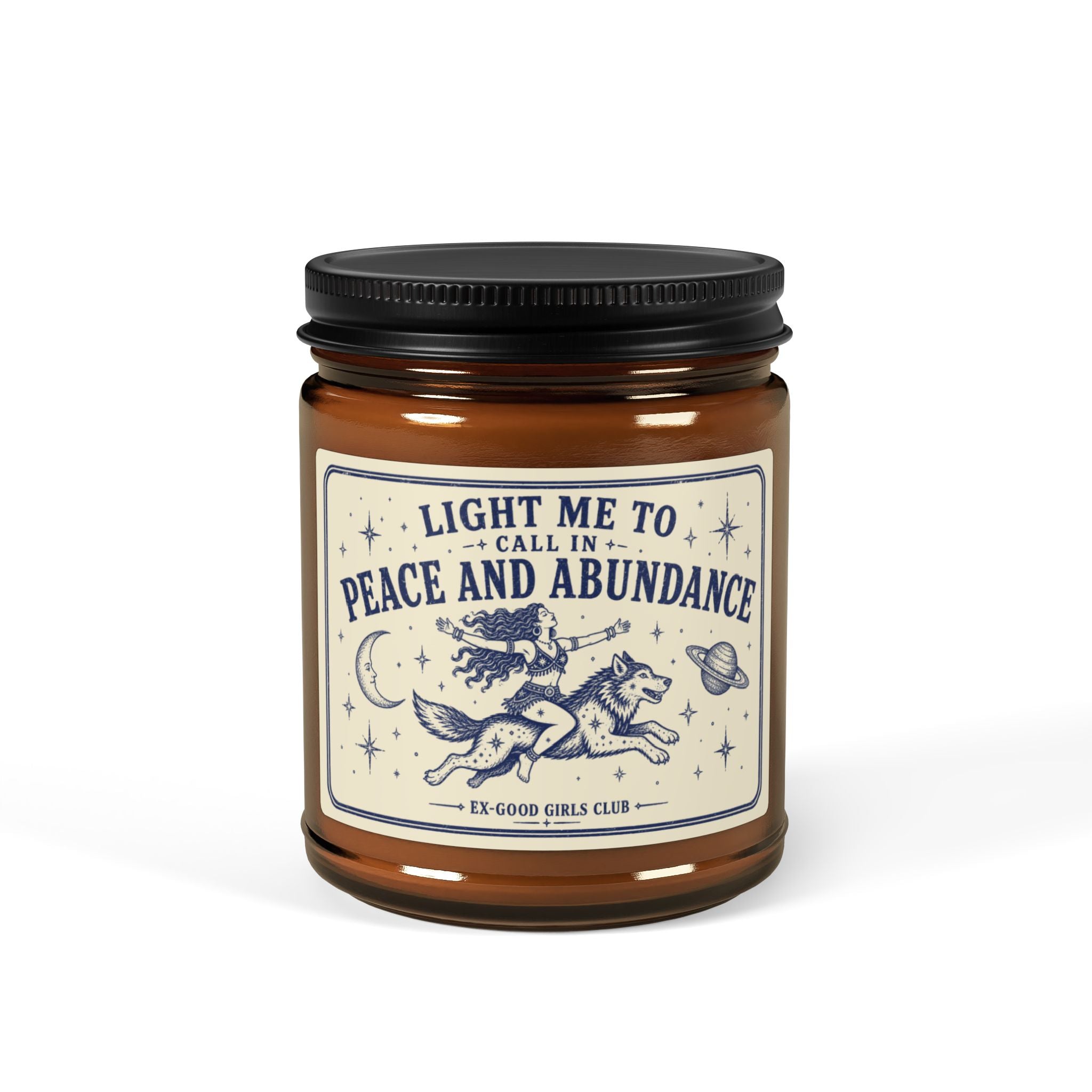 Light Me to Call In Peace and Abundance Cream/Navy
