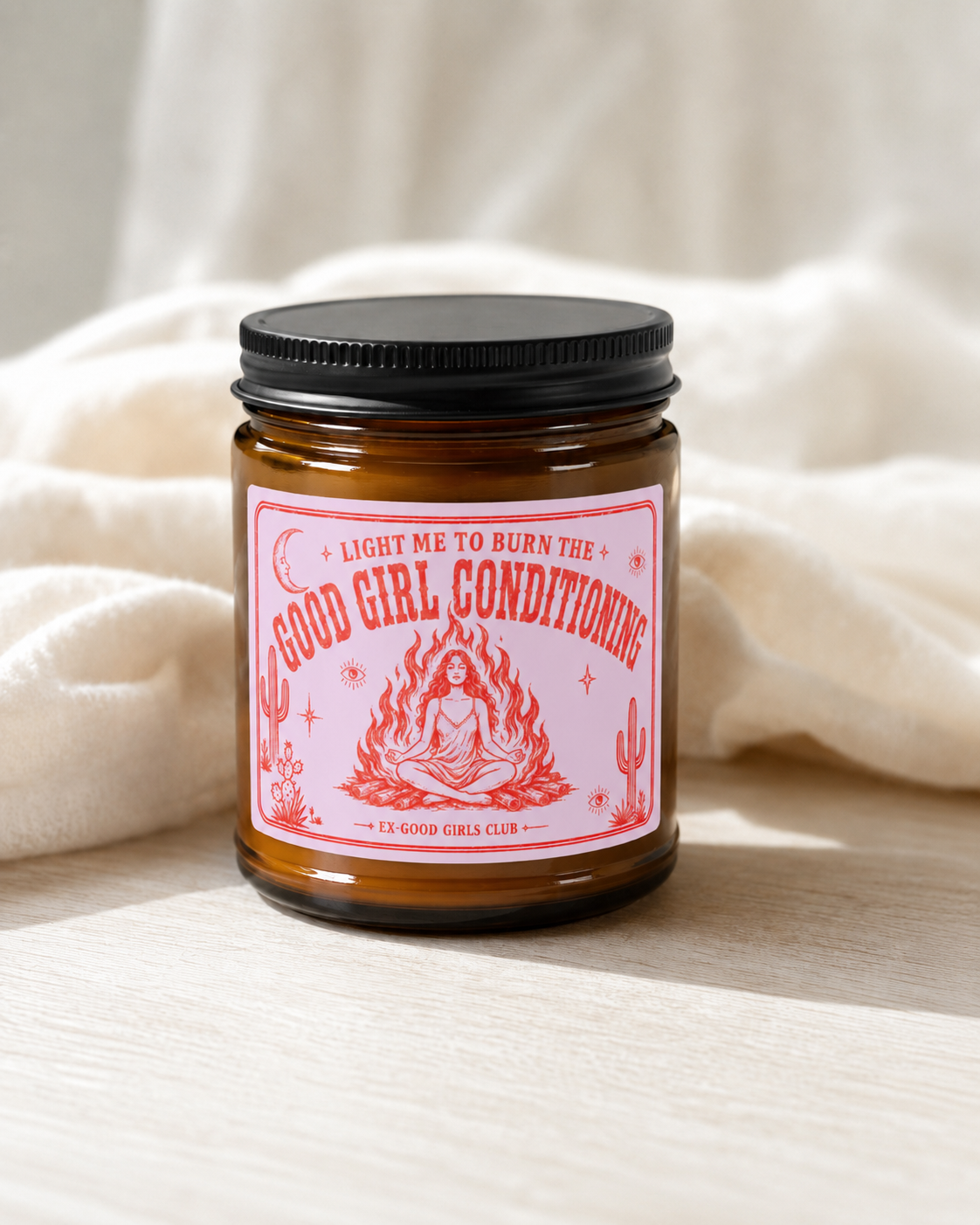 Light Me to Burn the Good Girl Conditioning Pink