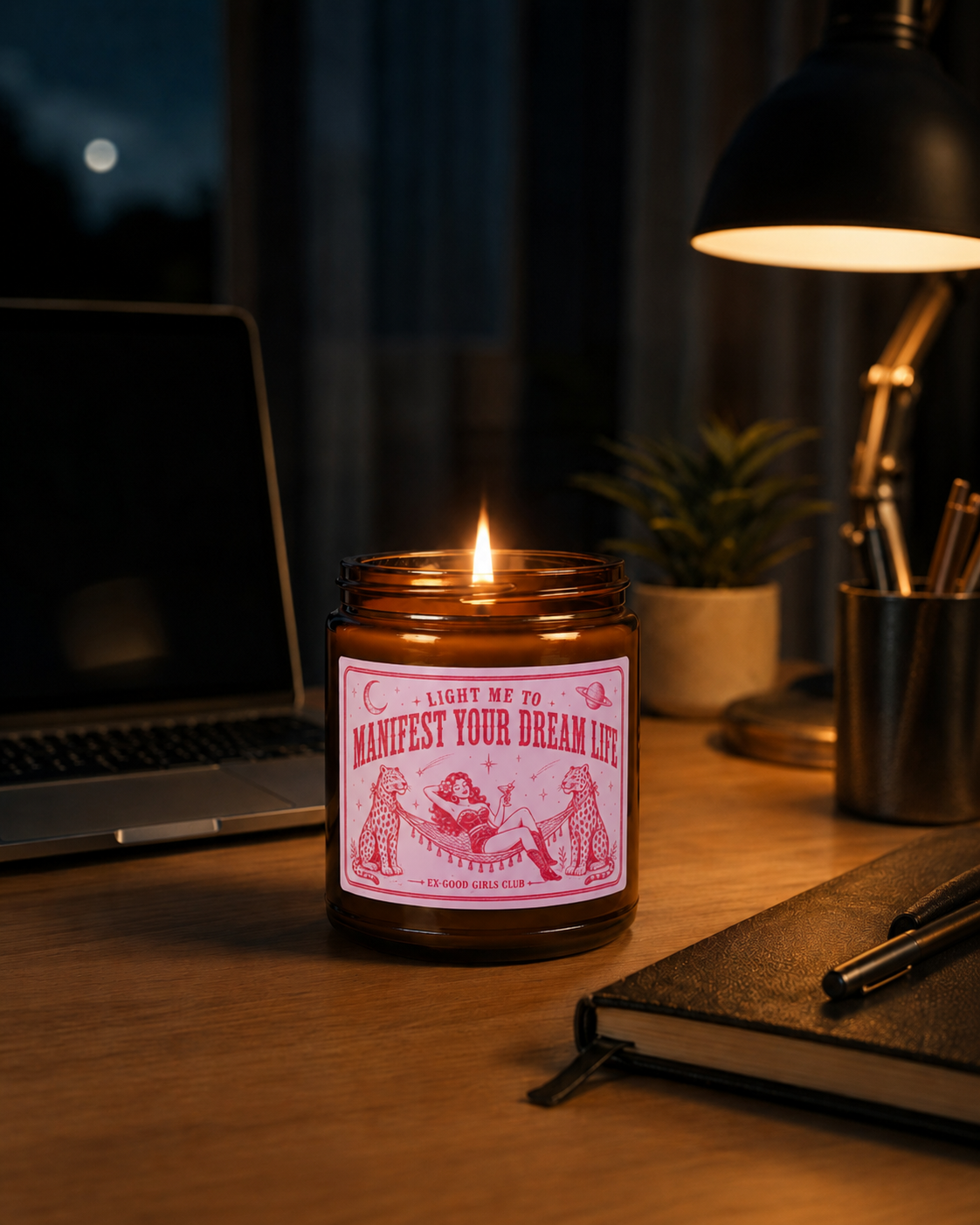 Light Me to Manifest Your Dream Life Pink