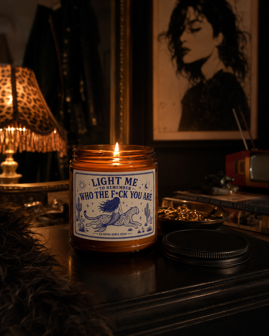 Light Me to Remember Who the F*ck You Are Cream/Navy
