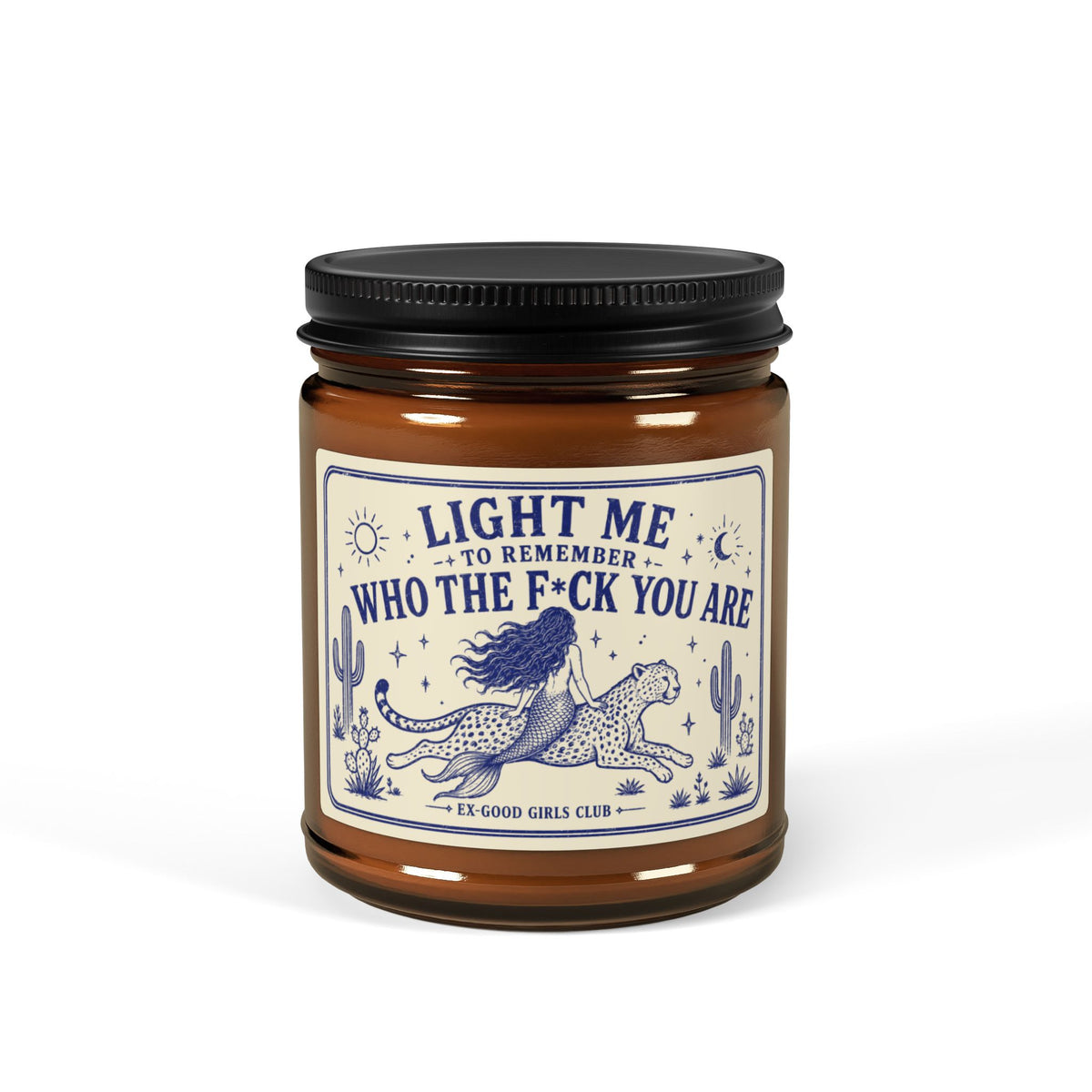 Light Me to Remember Who the F*ck You Are Cream/Navy