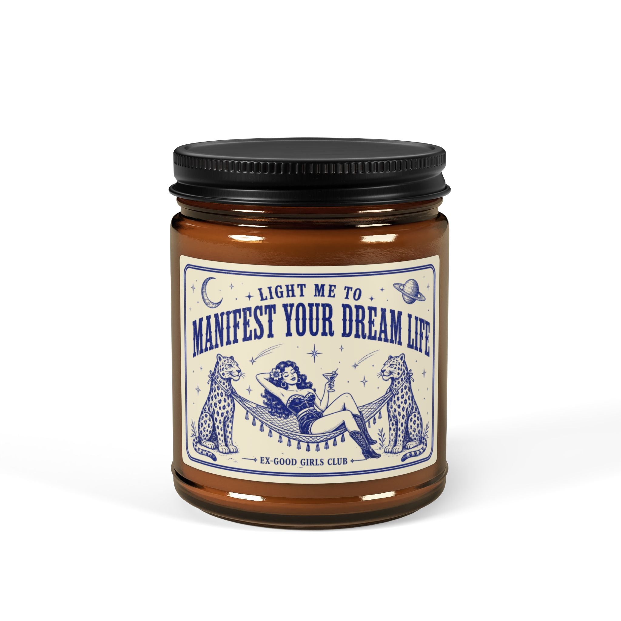 Light Me to Manifest Your Dream Life Cream/Navy